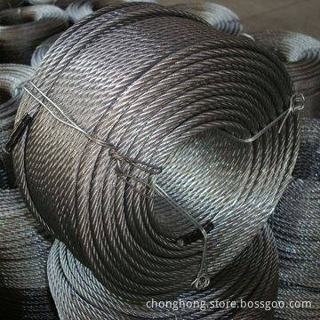 Galvanized Aircraft Cable with RR-W-410D or MIL-W-83420D Marks and 3/64 to 3/8-inch Diameter